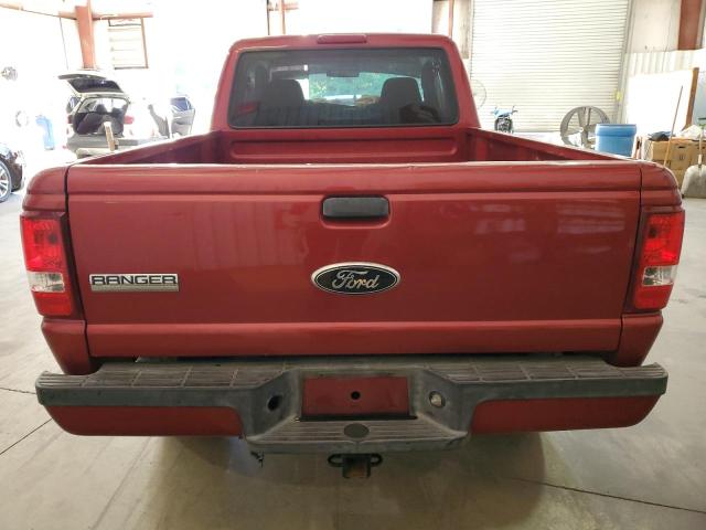 1FTYR14U56PA14374 - 2006 FORD RANGER SUPER CAB RED photo 6