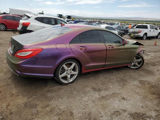 WDDLJ7DBXEA116828 - 2014 MERCEDES-BENZ CLS 550 PURPLE photo 3