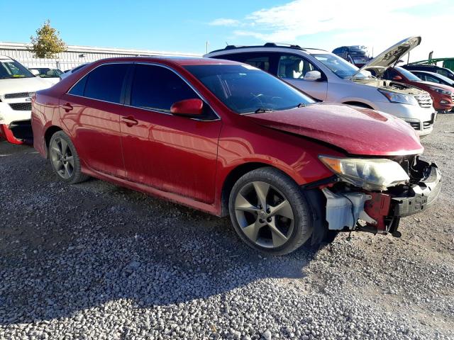 4T1BF1FK5CU610006 - 2012 TOYOTA CAMRY BASE RED photo 4