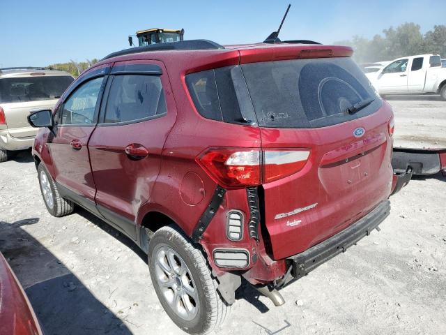MAJ6P1ULXJC207579 - 2018 FORD ECOSPORT SE RED photo 2