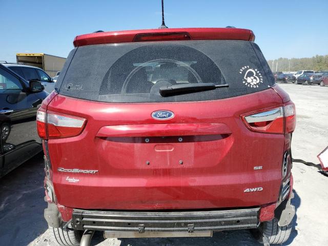 MAJ6P1ULXJC207579 - 2018 FORD ECOSPORT SE RED photo 6
