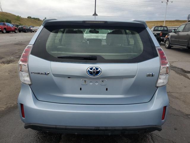 JTDZN3EU5FJ033374 - 2015 TOYOTA PRIUS V BLUE photo 6