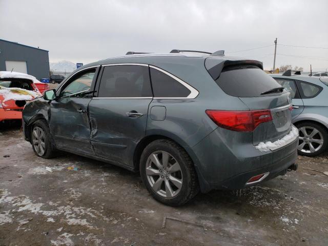 5FRYD4H80FB003935 - 2015 ACURA MDX ADVANCE GRAY photo 2