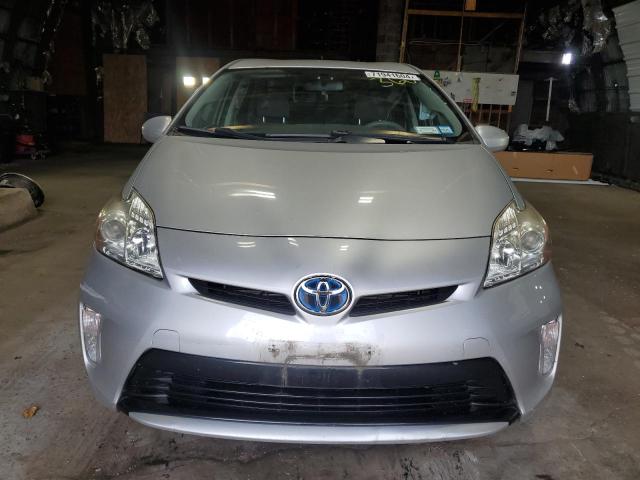 JTDKN3DU2E0365702 - 2014 TOYOTA PRIUS SILVER photo 5