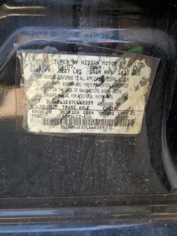 3N1AB61E57L662359 - 2007 NISSAN SENTRA 2.0 BLACK photo 12