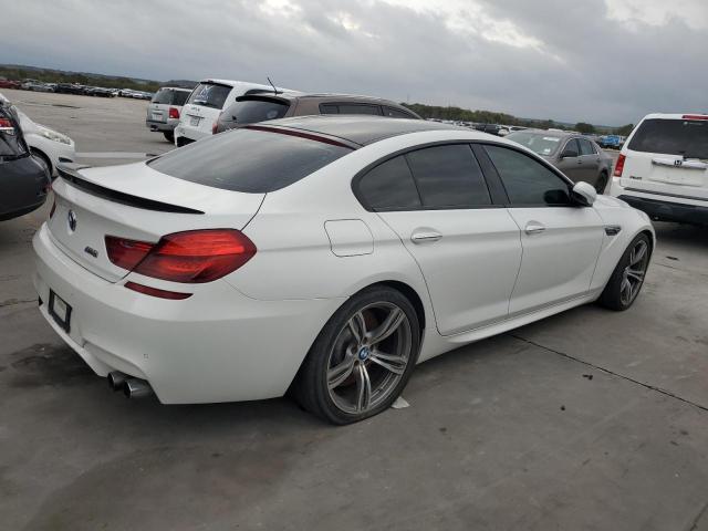 WBS6C9C55FD467695 - 2015 BMW M6 GRAN COUPE WHITE photo 3