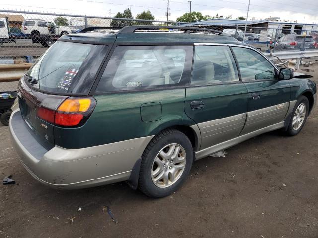 4S3BH675816677057 - 2001 SUBARU LEGACY OUTBACK AWP 绿色 照片 3