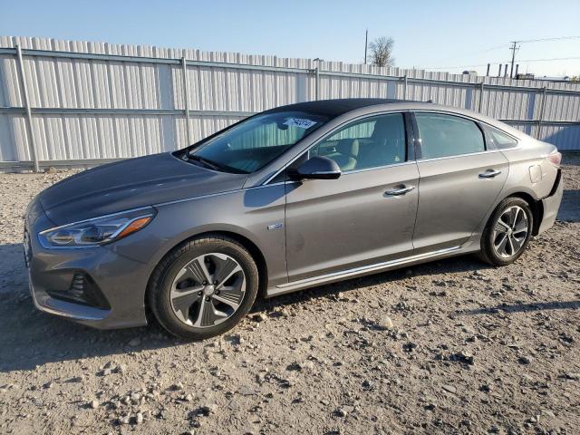 KMHE34L33KA084978 - 2019 HYUNDAI SONATA HYBRID GRAY photo 1