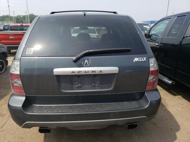 2HNYD18256H549386 - 2006 ACURA MDX GRAY photo 6