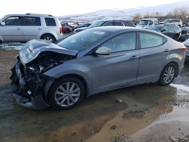 5NPDH4AE4EH512351 - 2014 HYUNDAI ELANTRA SE GRAY photo 1