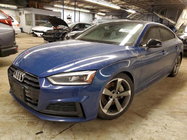 WAUENCF55KA068252 - 2019 AUDI A5 PREMIUM PLUS S-LINE BLUE photo 1