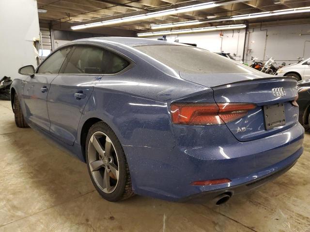 WAUENCF55KA068252 - 2019 AUDI A5 PREMIUM PLUS S-LINE BLUE photo 2