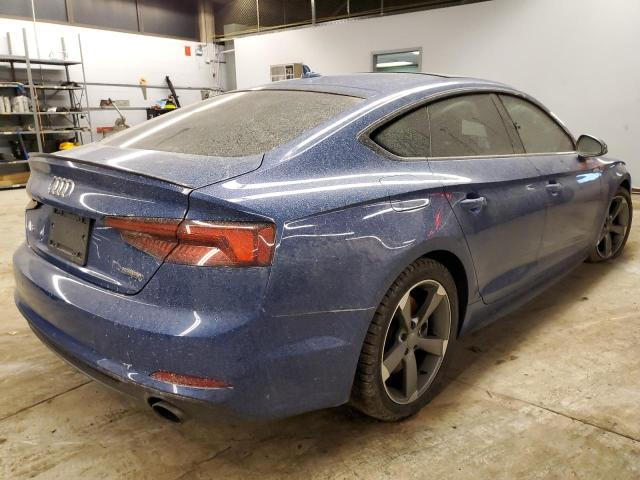 WAUENCF55KA068252 - 2019 AUDI A5 PREMIUM PLUS S-LINE BLUE photo 3