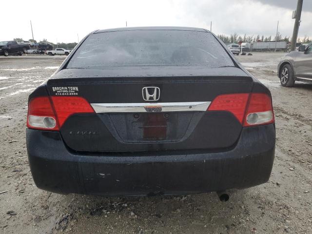 19XFA16609E007785 - 2009 HONDA CIVIC LX-S შავი ფოტო 6