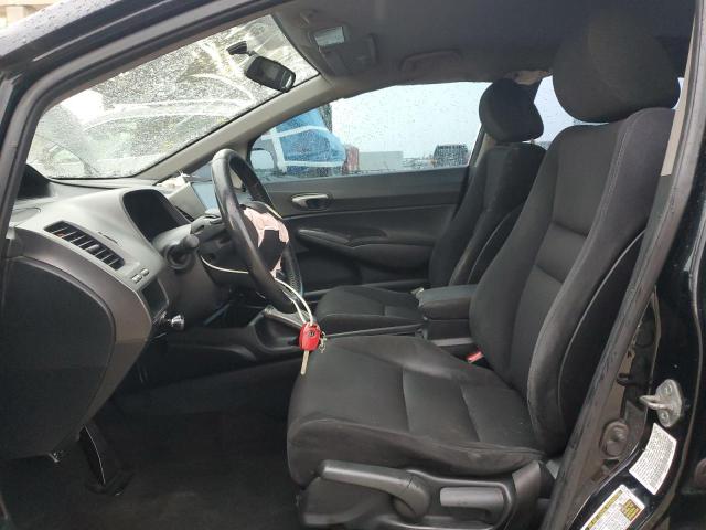 19XFA16609E007785 - 2009 HONDA CIVIC LX-S შავი ფოტო 7