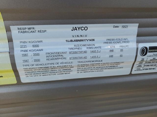 1UJBJ0BN9N17V1436 - 2022 JAYCO JAY FLIGHT WHITE photo 10