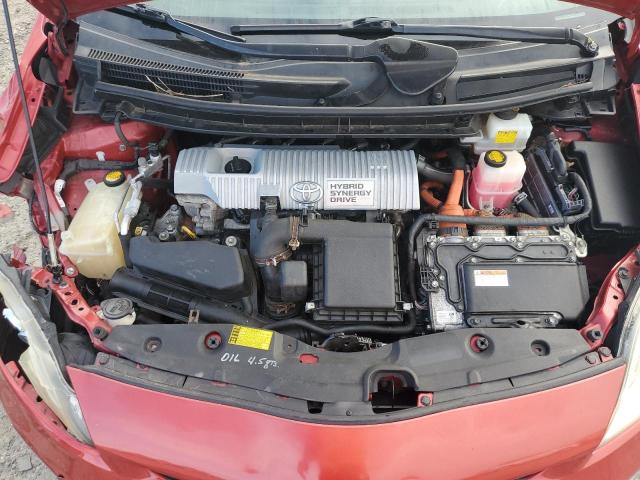 JTDKN3DUXD5569617 - 2013 TOYOTA PRIUS 红色 照片 11