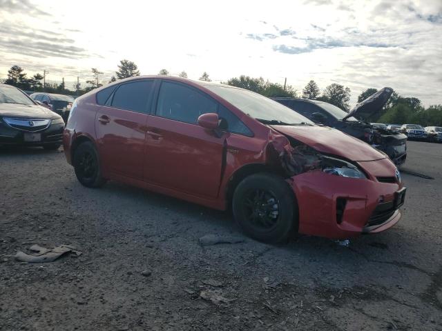 JTDKN3DUXD5569617 - 2013 TOYOTA PRIUS 红色 照片 4