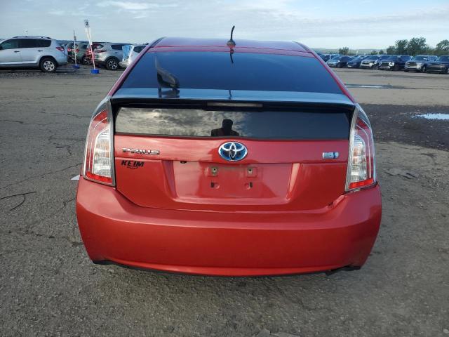 JTDKN3DUXD5569617 - 2013 TOYOTA PRIUS 红色 照片 6
