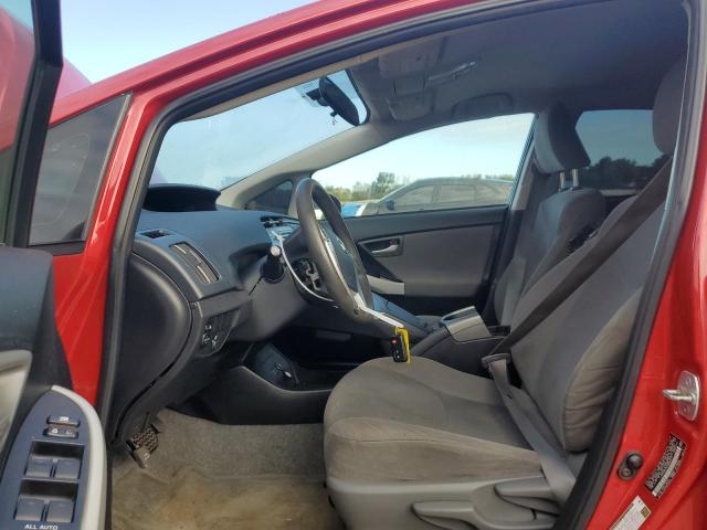JTDKN3DUXD5569617 - 2013 TOYOTA PRIUS 红色 照片 7