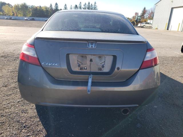 2HGFG11826H012561 - 2006 HONDA CIVIC EX GRAY photo 6