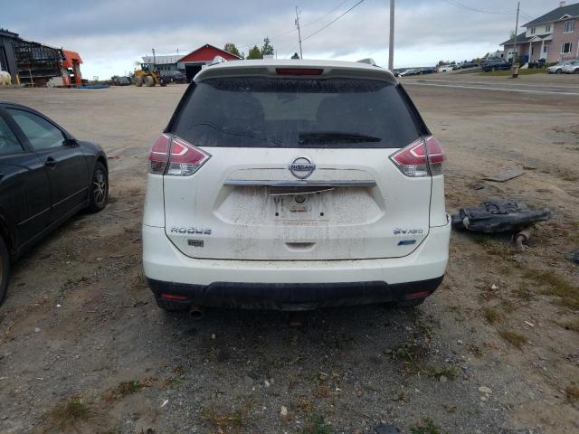 5N1AT2MV5FC901865 - 2015 NISSAN ROGUE SV S WHITE photo 6