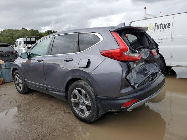 5J6RW1H8XKL007572 - 2019 HONDA CR-V EXL GRAY photo 2