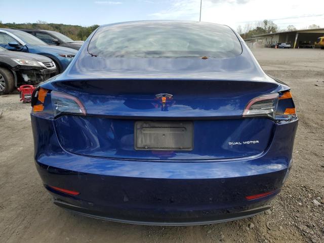 5YJ3E1EB5LF787080 - 2020 TESLA MODEL 3 BLUE photo 6