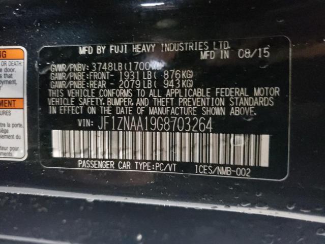 JF1ZNAA19G8703264 - 2016 TOYOTA SCION FR-S 黑色 照片 12