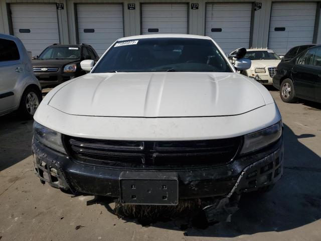 2C3CDXAT2GH192762 - 2016 DODGE CHARGER POLICE WHITE photo 5