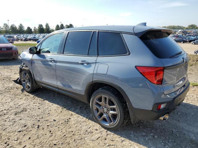 5FNYF8H52NB002289 - 2022 HONDA PASSPORT EXL GRAY photo 2