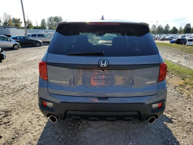 5FNYF8H52NB002289 - 2022 HONDA PASSPORT EXL GRAY photo 6