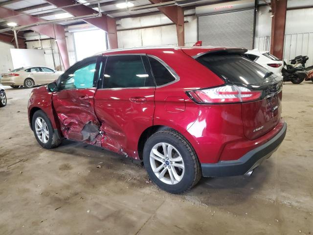 2FMPK4J90KBC71330 - 2019 FORD EDGE SEL RED photo 2