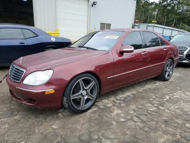 WDBNG75J74A386488 - 2004 MERCEDES-BENZ S 500 RED photo 1