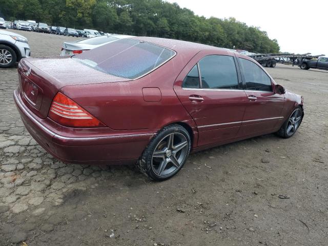 WDBNG75J74A386488 - 2004 MERCEDES-BENZ S 500 RED photo 3