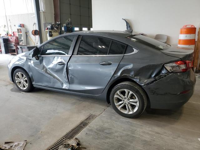 1G1BE5SM7K7101319 - 2019 CHEVROLET CRUZE LT ნაცრისფერი ფოტო 2