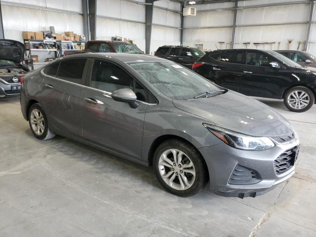 1G1BE5SM7K7101319 - 2019 CHEVROLET CRUZE LT ნაცრისფერი ფოტო 4