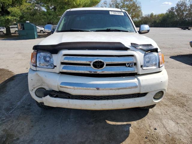 5TBRT34174S455636 - 2004 TOYOTA TUNDRA ACCESS CAB SR5 WHITE photo 5
