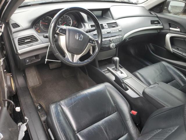 1HGCS12839A001703 - 2009 HONDA ACCORD EXL BLACK photo 8