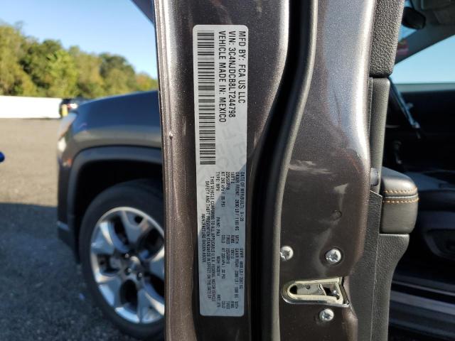 3C4NJDCB8LT244798 - 2020 JEEP COMPASS LIMITED GRAY photo 14