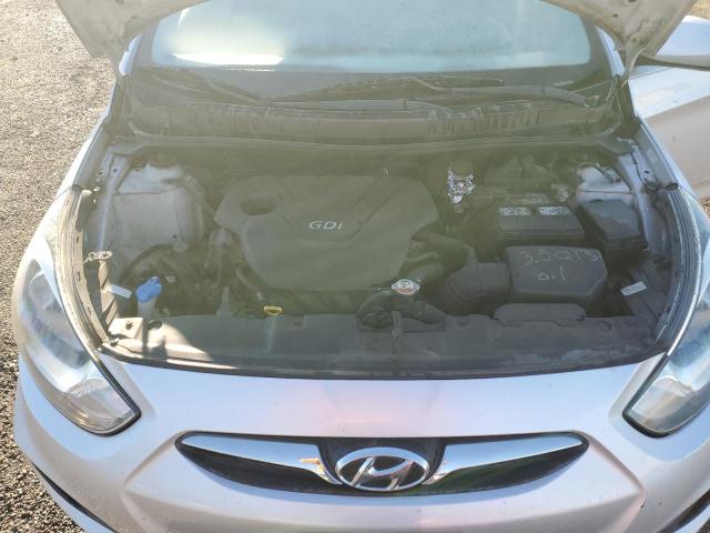 KMHCT5AE3CU047639 - 2012 HYUNDAI ACCENT GLS ვერცხლისფერი ფოტო 11