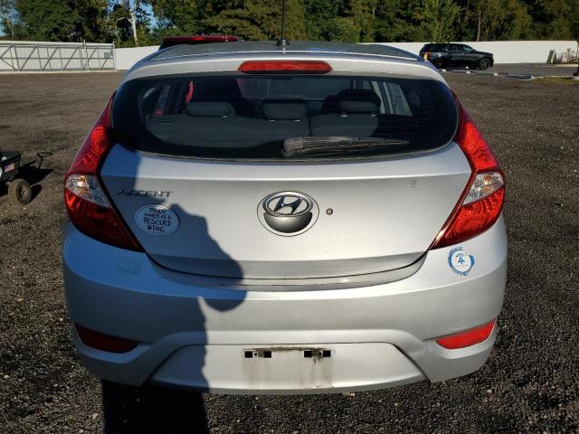 KMHCT5AE3CU047639 - 2012 HYUNDAI ACCENT GLS ვერცხლისფერი ფოტო 6