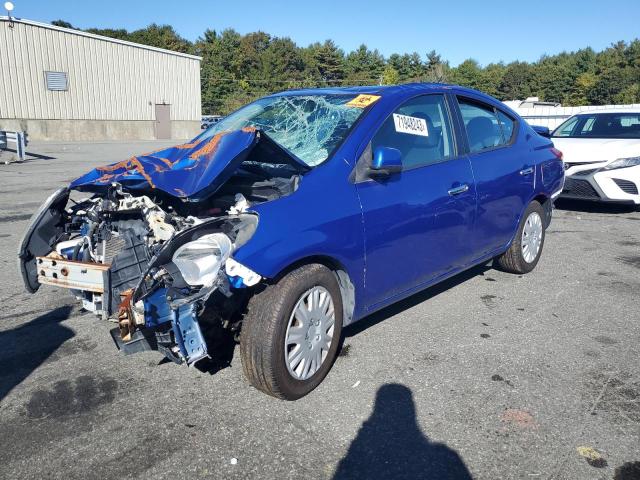 3N1CN7AP0DL872595 - 2013 NISSAN VERSA S BLUE photo 1