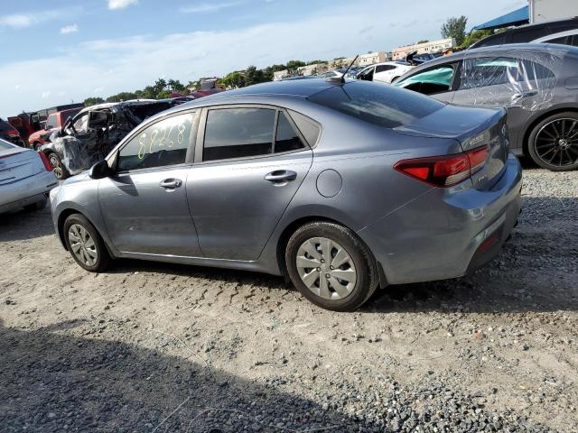 3KPA24AB8KE171594 - 2019 KIA RIO S GRAY photo 2