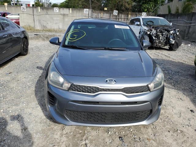 3KPA24AB8KE171594 - 2019 KIA RIO S GRAY photo 5