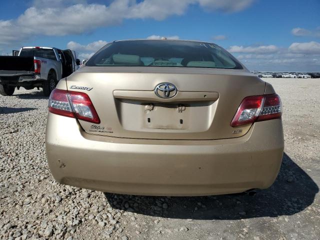 4T1BF3EK0AU098620 - 2010 TOYOTA CAMRY BASE GOLD photo 6