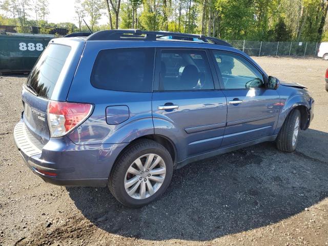 JF2SHADC8BH777902 - 2011 SUBARU FORESTER 2.5X PREMIUM BLUE photo 3