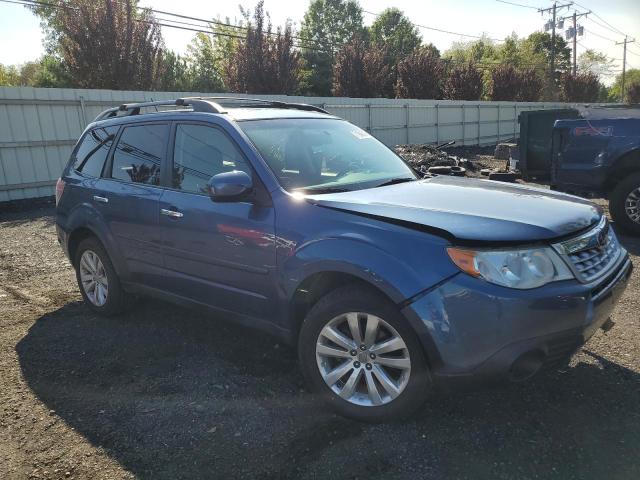 JF2SHADC8BH777902 - 2011 SUBARU FORESTER 2.5X PREMIUM BLUE photo 4