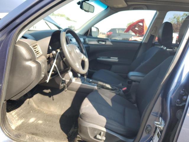 JF2SHADC8BH777902 - 2011 SUBARU FORESTER 2.5X PREMIUM BLUE photo 7