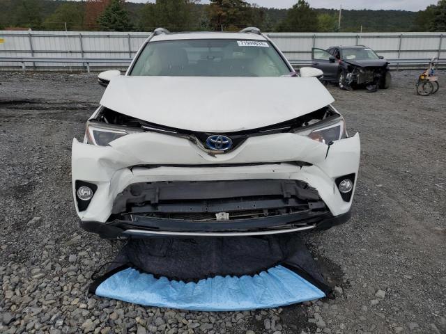 JTMRJREV1GD041026 - 2016 TOYOTA RAV4 HV XLE WHITE photo 5